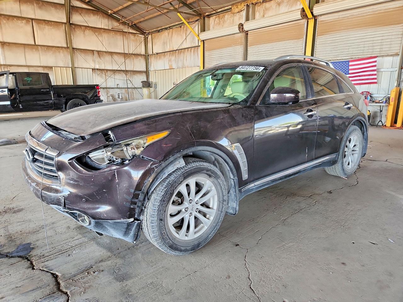 2012 Infiniti FX, VIN JN8AS1MU1CM120831 — Front end