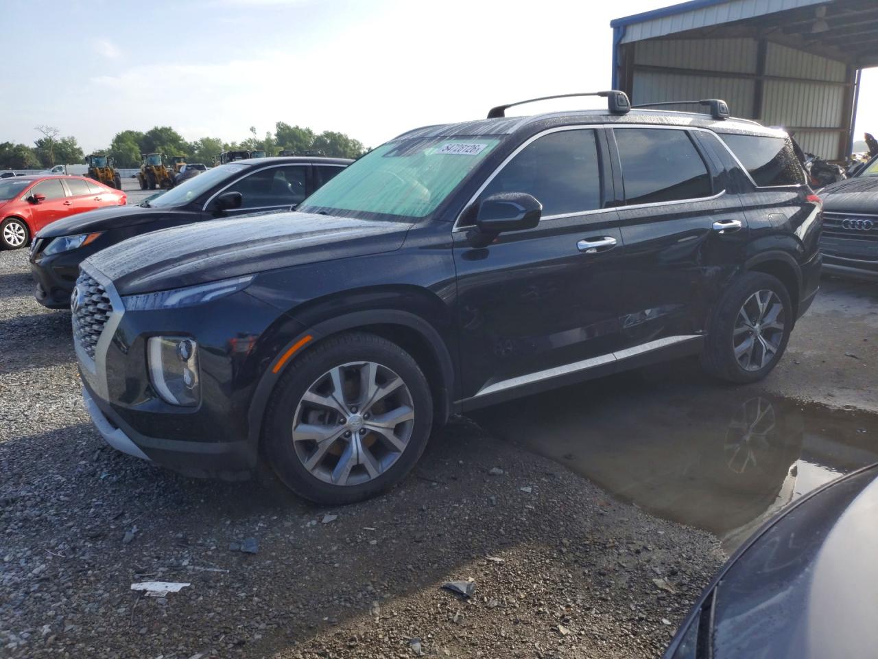 2021 Hyundai Palisade SEL, VIN KM8R44HE3MU285712 — Rear end