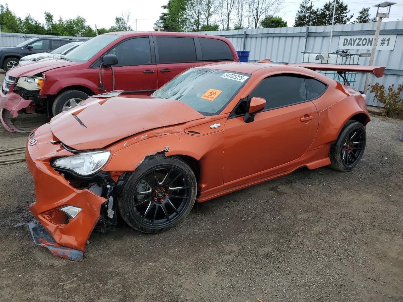 2013 Scion FR-S, VIN JF1ZNAA11D1721472 — Front end