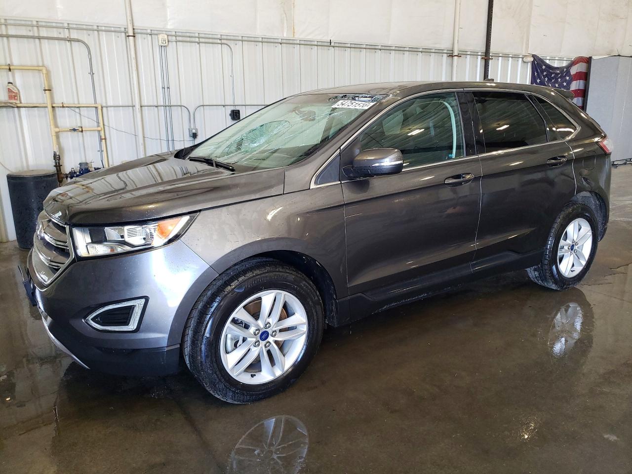2017 Ford Edge SEL, VIN 2FMPK4J87HBC04904 — Front end