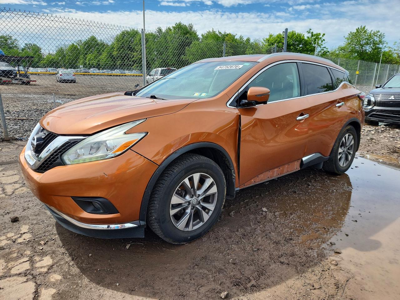 2016 Nissan Murano SL, VIN 5N1AZ2MH2GN109168 — Front end