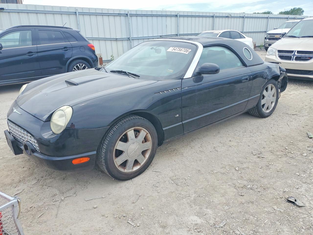 2003 Ford Thunderbird Deluxe, VIN 1FAHP60A73Y104099 — Rear end