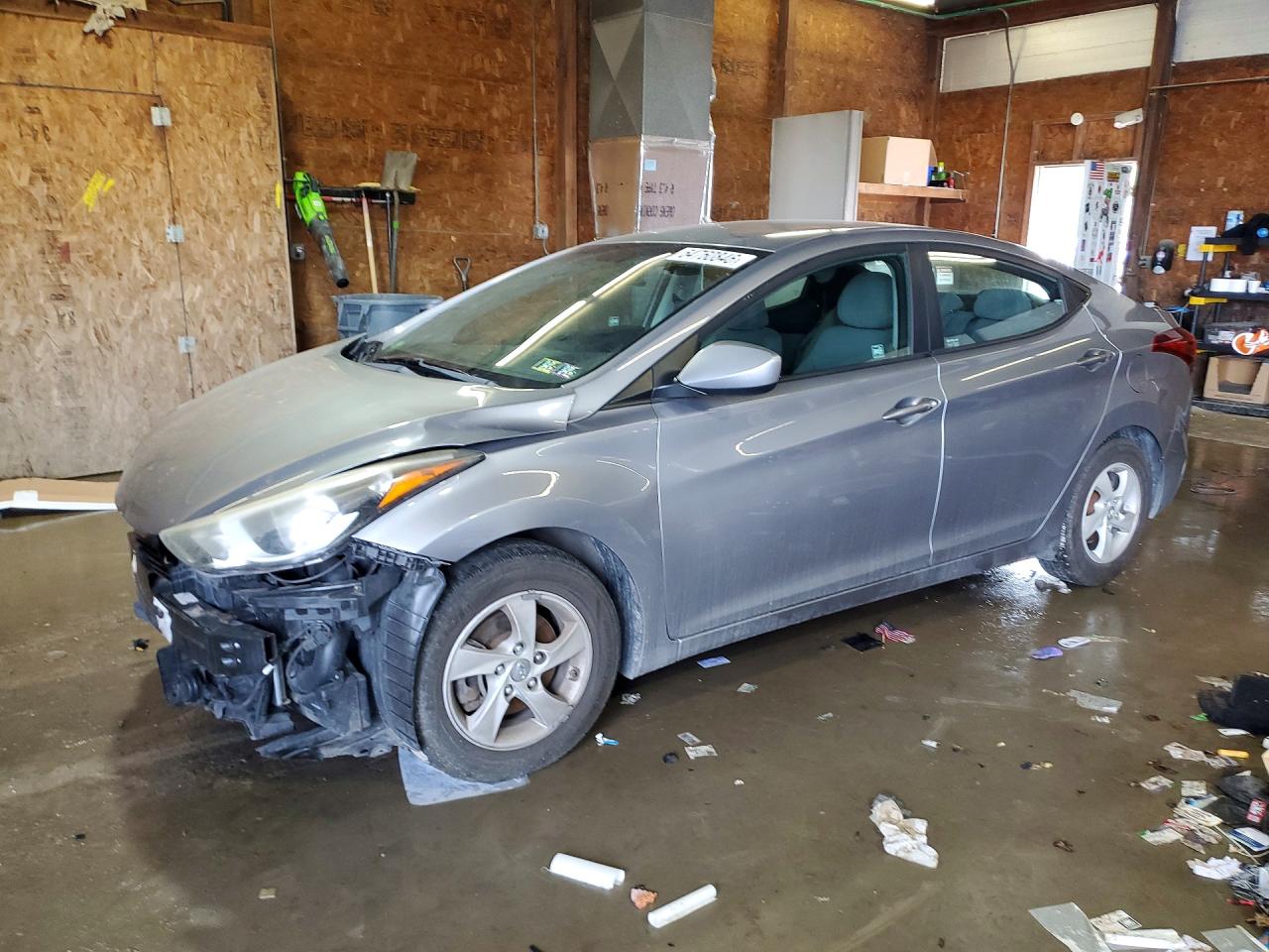 2014 Hyundai Elantra SE, VIN KMHDH4AE1EU128402 — Front end