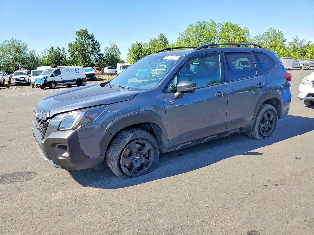 2022 Subaru Forester Wilderness, VIN JF2SKALC1NH509359 — Vandalism