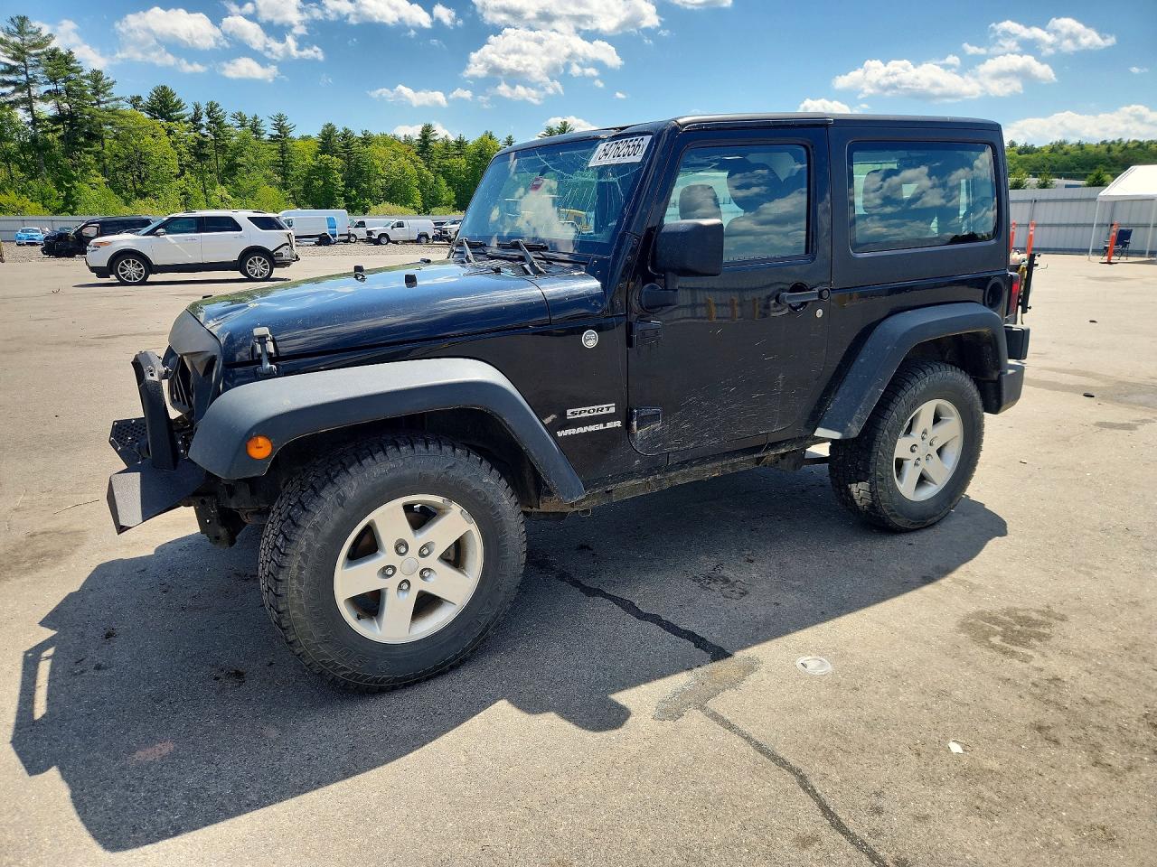 2012 Jeep Wrangler Sport, VIN 1C4GJWAG9CL250429 — Front end