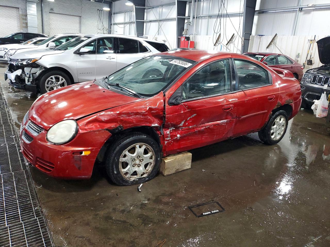 2005 Dodge Neon SXT, VIN 1B3ES56C95D261403 — Перед