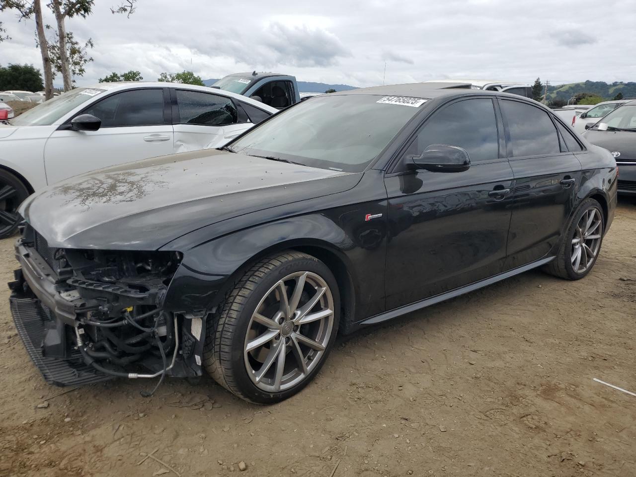 2016 Audi S4 Premium Plus, VIN WAUBGBFL0GA000972 — Вандализм