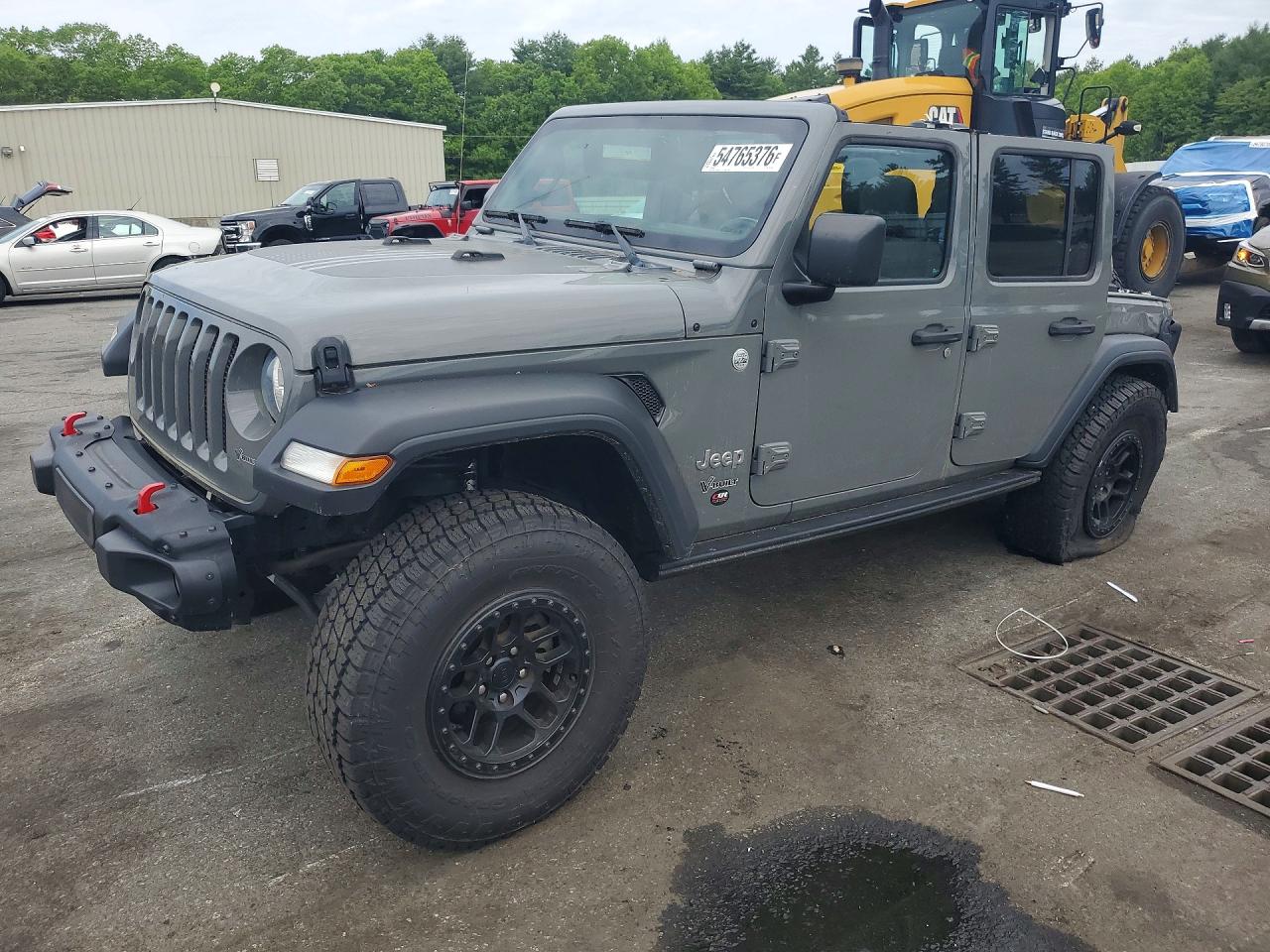 2018 Jeep Wrangler Unlimited Sport, VIN 1C4HJXDG3JW292130 — Rear end