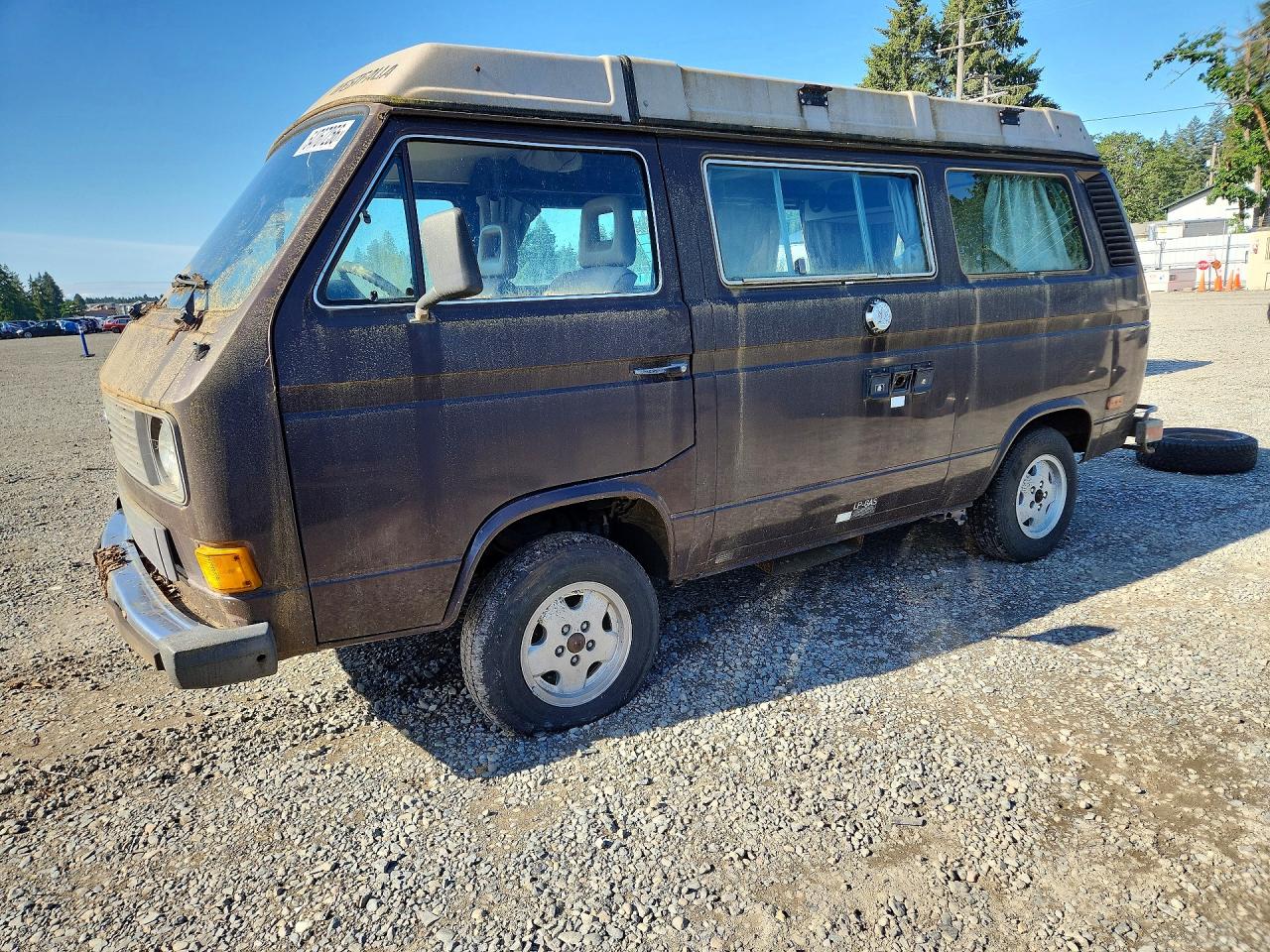 1985 Volkswagen Vanagon GL, VIN WV2ZB0254FH006373 — Minor dents and scratches