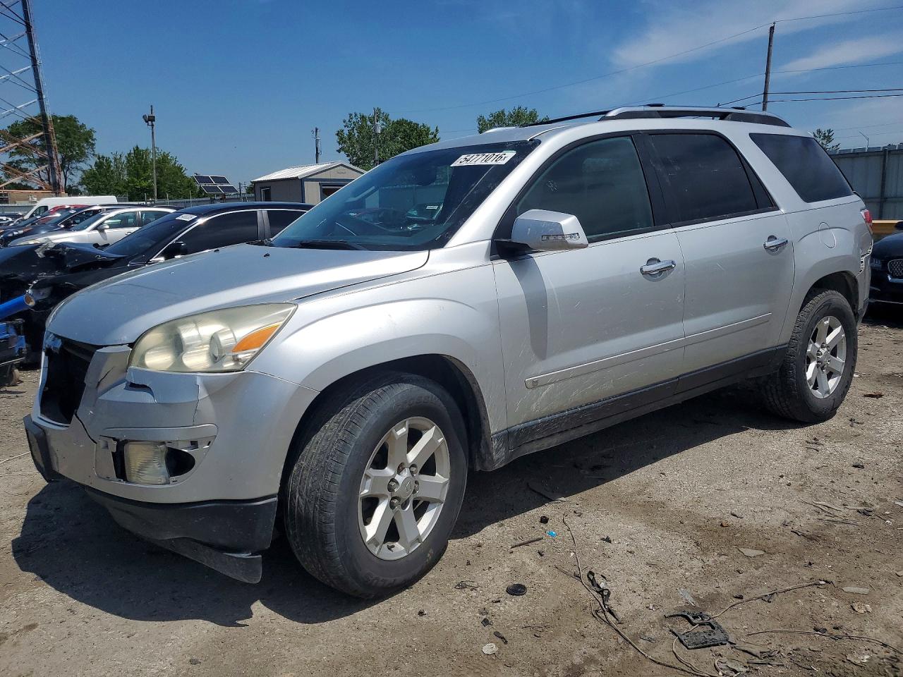 2009 Saturn Outlook XE, VIN 5GZER13D89J112471 — Rear end