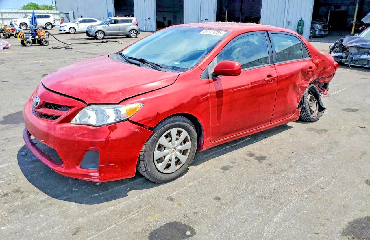 2011 Toyota Corolla LE, VIN JTDBU4EE8B9156522 — Rear end