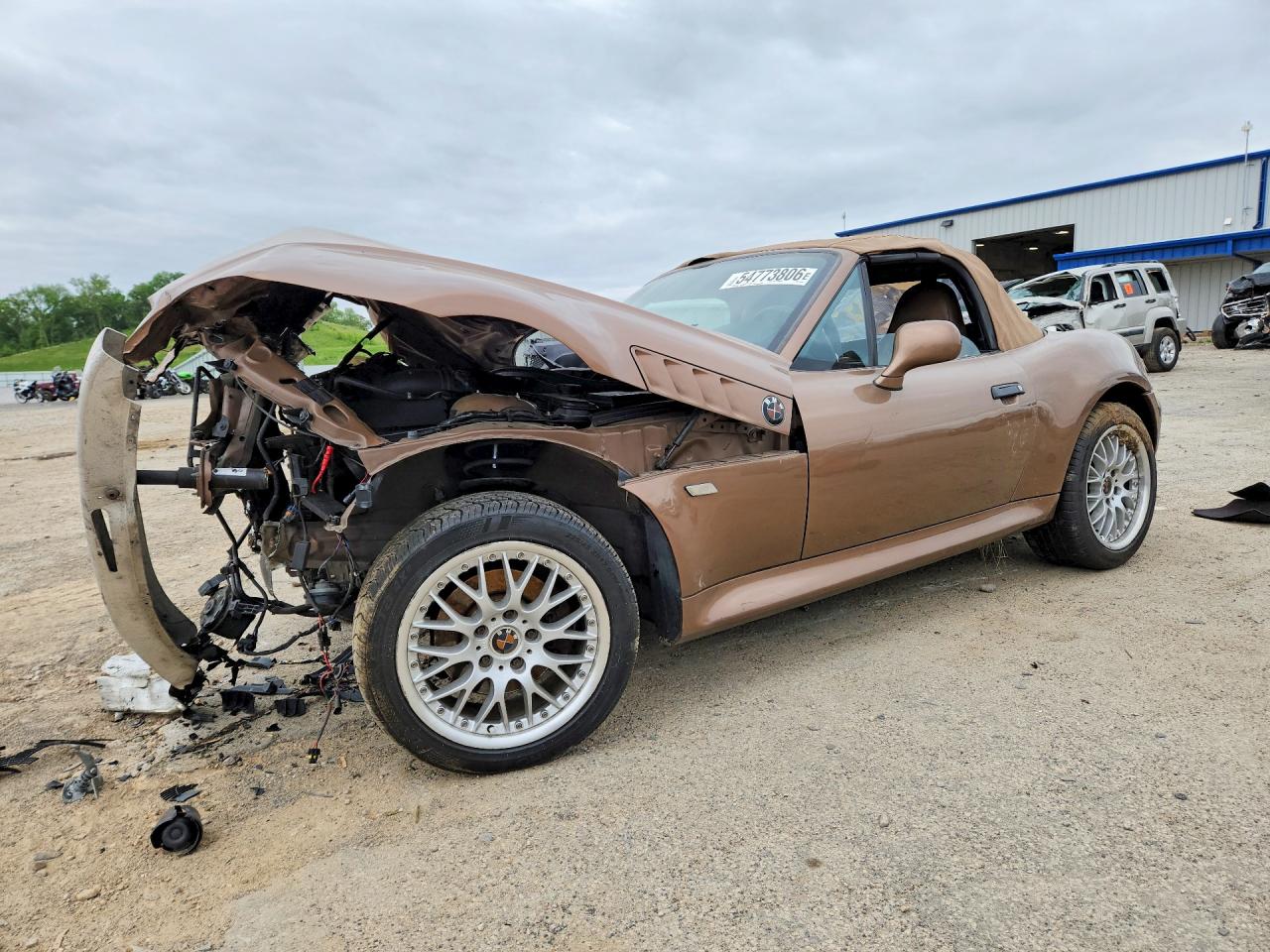 2001 BMW Z3 3.0, VIN WBACN53401LL47562 — Front end