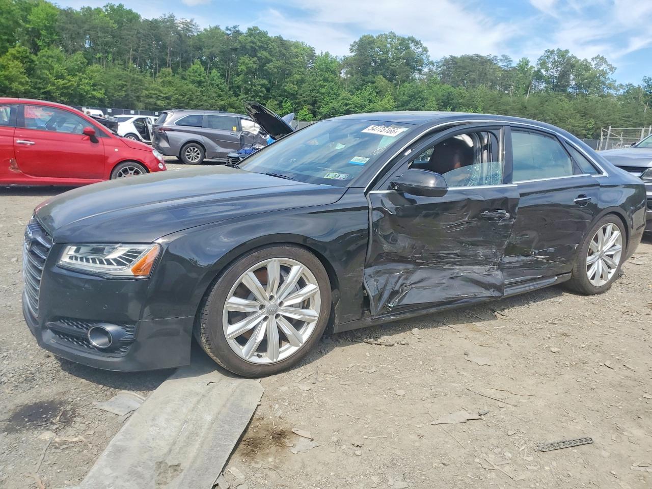 2017 Audi A8, VIN WAU44AFD8HN009952 — Side