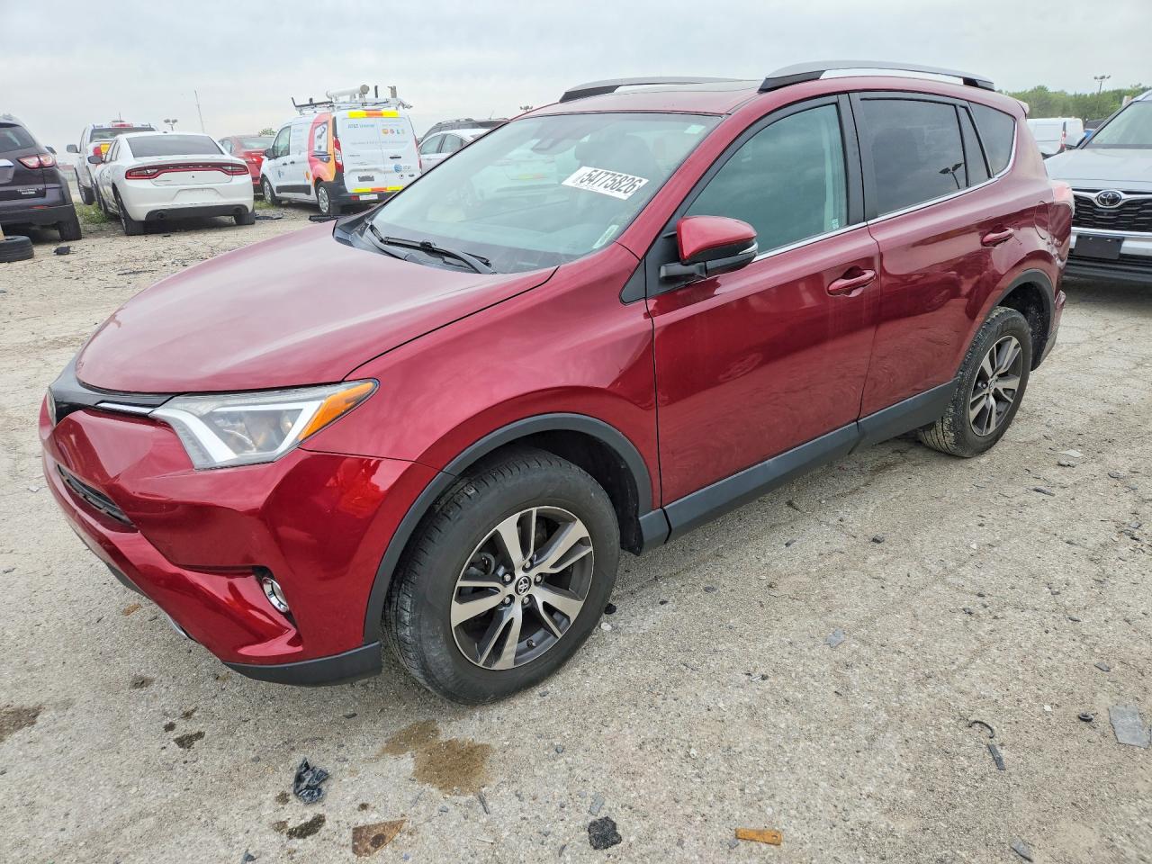 2018 Toyota RAV4 XLE, VIN 2T3WFREV0JW518298 — Prior damage history