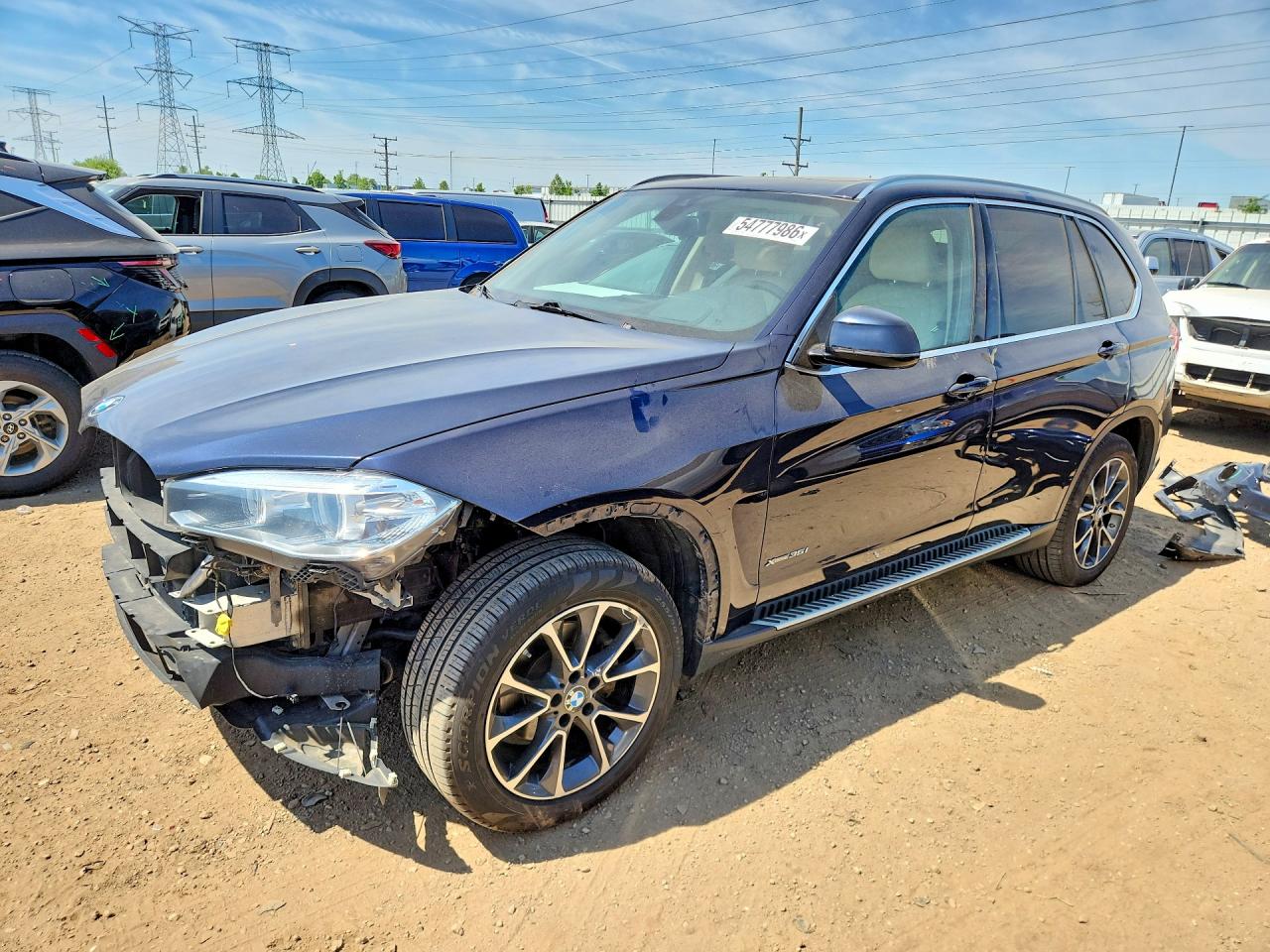 2015 BMW X5 xDrive35i, VIN 5UXKR0C56F0P05317 — Front end