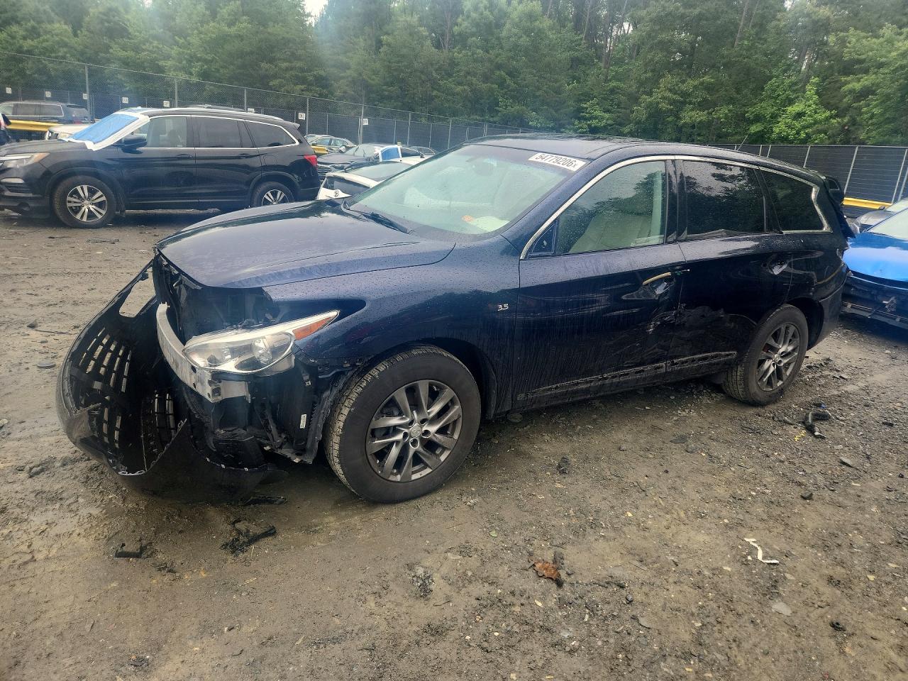 2015 Infiniti QX60, VIN 5N1AL0MM1FC550383 — Front end