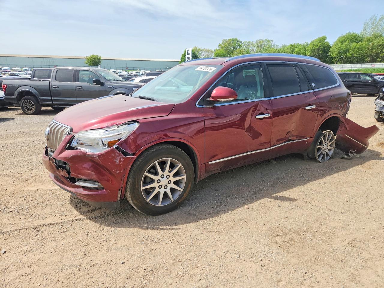 2016 Buick Enclave Leather, VIN 5GAKRBKD1GJ132197 — Rear end