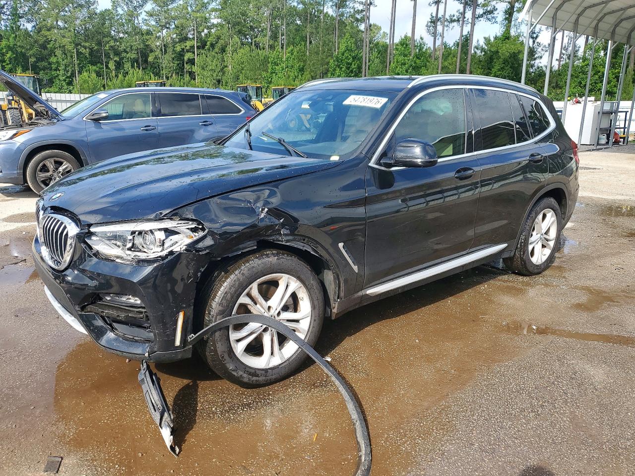 2021 BMW X3 sDrive30i, VIN 5UXTY3C05M9F07496 — Front end