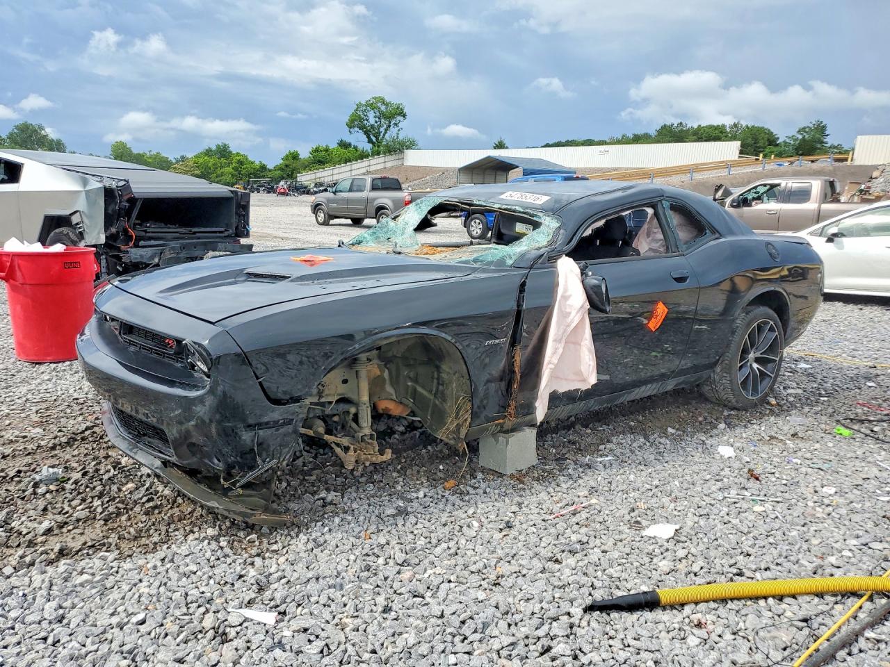 2017 Dodge Challenger R/T Plus, VIN 2C3CDZBT7HH568285 — Rollover