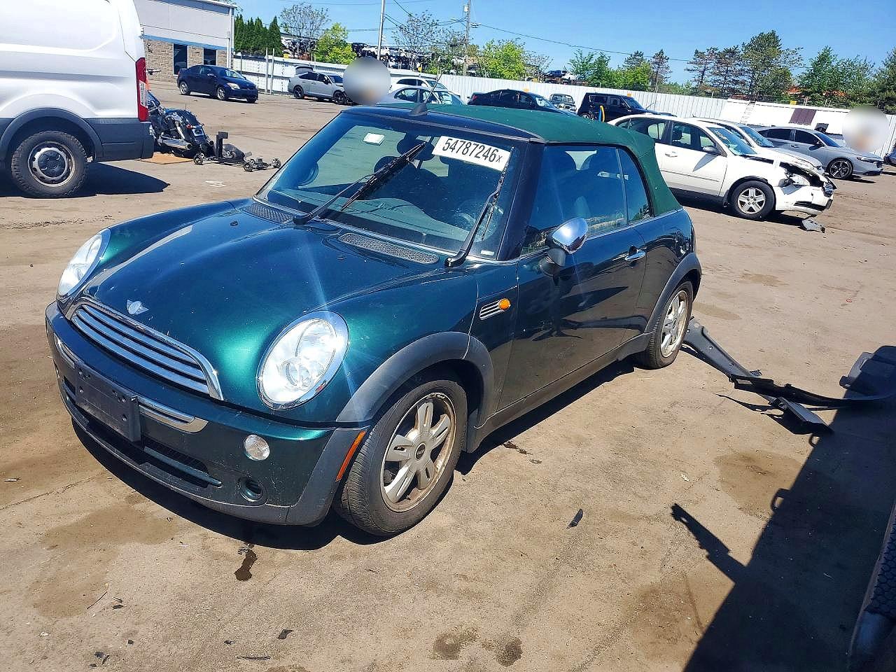 2008 MINI Convertible, VIN WMWRF33558TG18388 — Water / flood
