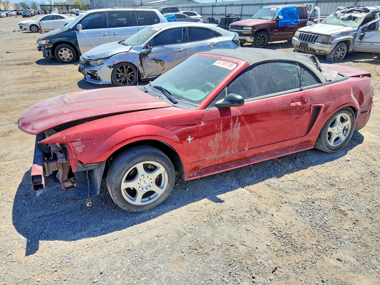 2003 Ford Mustang Deluxe, VIN 1FAFP44473F444364 — Опрокидывание
