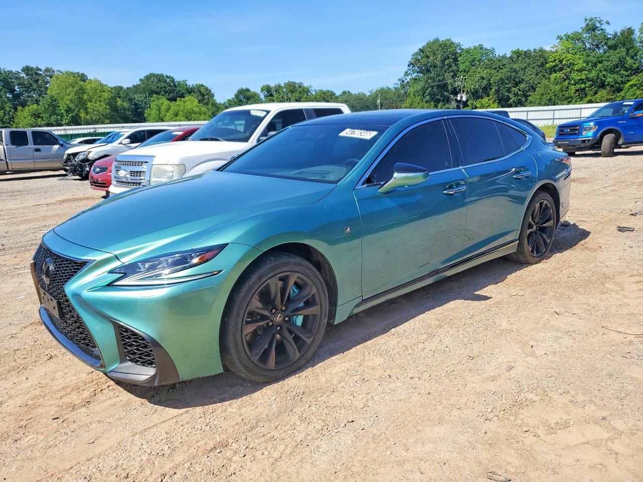 2018 Lexus LS 500 F Sport, VIN JTHB51FF8J5000455 — Normal wear