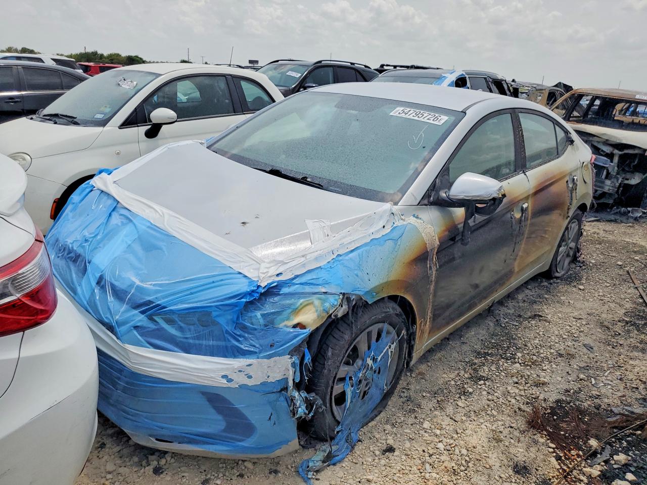 2018 Hyundai Elantra SEL, VIN 5NPD84LF9JH360924 — Front end