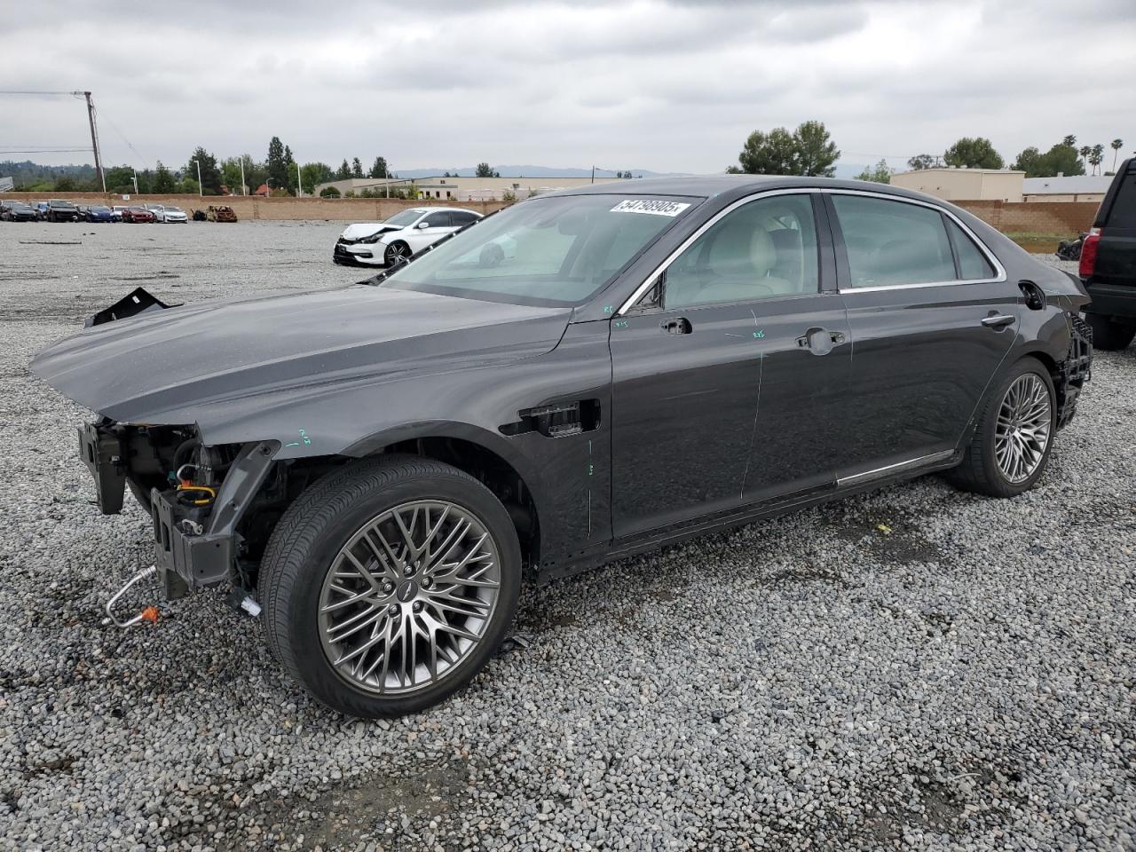 2022 Genesis G90 Ultimate, VIN KMTF54PH0NU096440 — All over