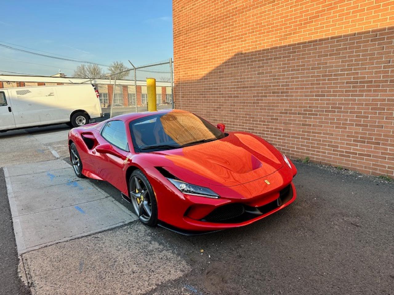 2021 Ferrari F8, VIN ZFF93LMA2M0264413 — Water / flood