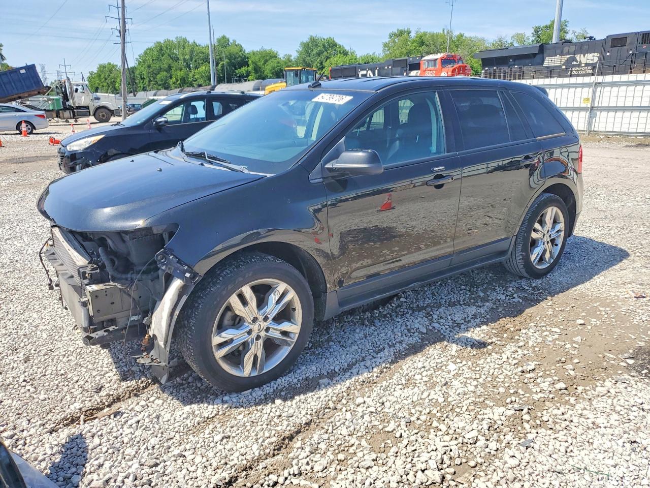 2013 Ford Edge SEL, VIN 2FMDK3J92DBB20859 — Front end
