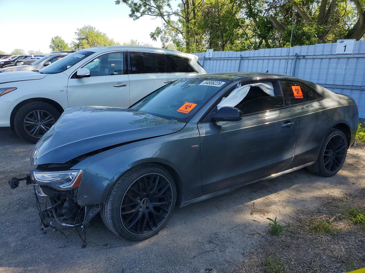 2016 Audi A5 Technik, VIN WAUW2AFR2GA044275 — Undercarriage