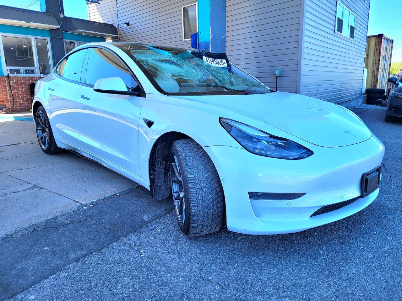 2021 Tesla Model 3 Standard Range Plus, VIN 5YJ3E1EA3MF031983 — Крыша