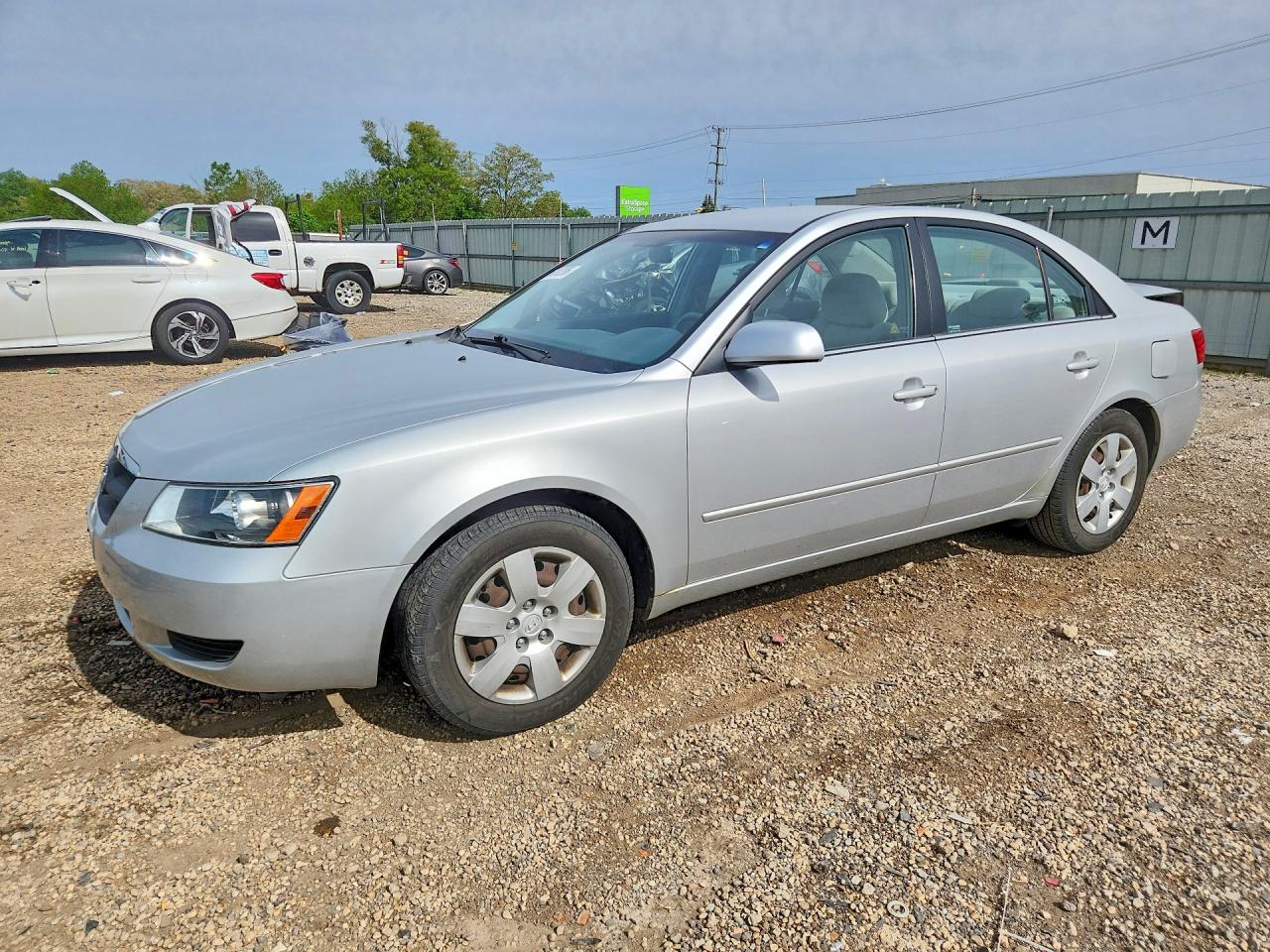 2007 Hyundai Sonata GLS, VIN 5NPET46C87H232719 — Rear end