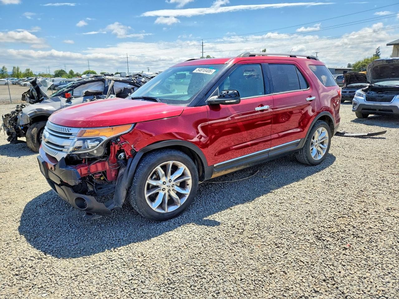 2013 Ford Explorer XLT, VIN 1FM5K7D87DGC81330 — Front end