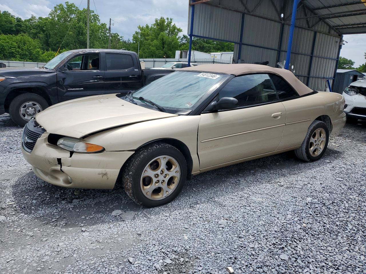 1999 Chrysler Sebring JXi, VIN 3C3EL55H9XT607797 — Перед