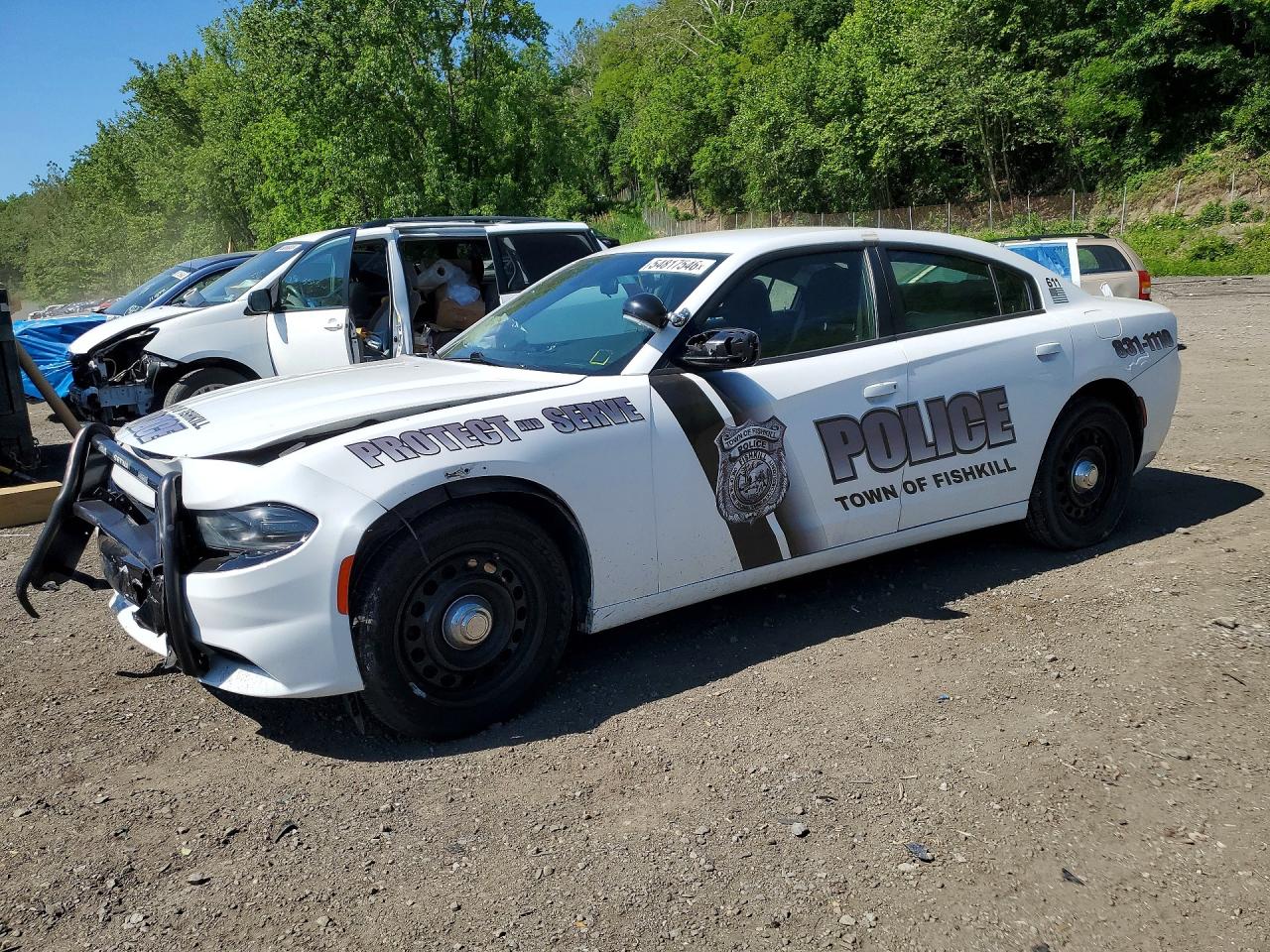 2021 Dodge Charger Police, VIN 2C3CDXKG4MH644739 — Front end
