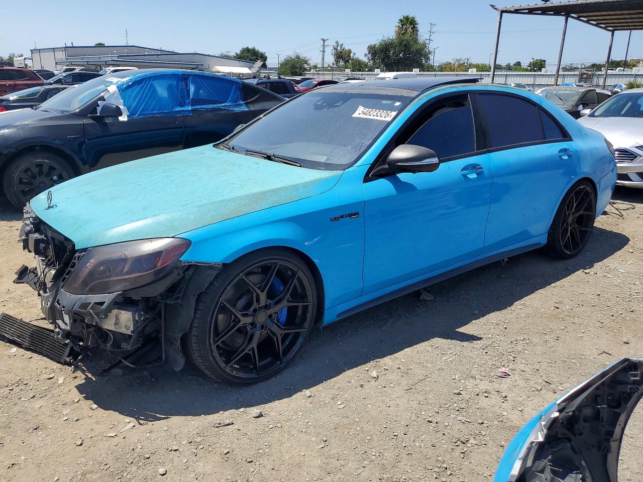 2015 Mercedes-Benz S 63 AMG, VIN WDDUG7JB0FA119214 — Front end