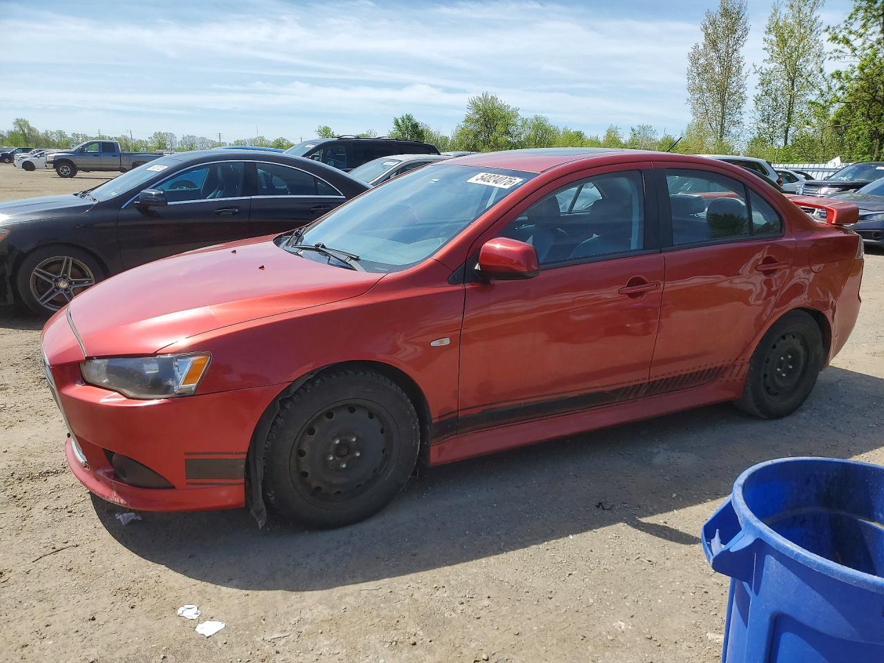 2013 Mitsubishi Lancer SE, VIN JA32V2FW2DU601845 — Undercarriage