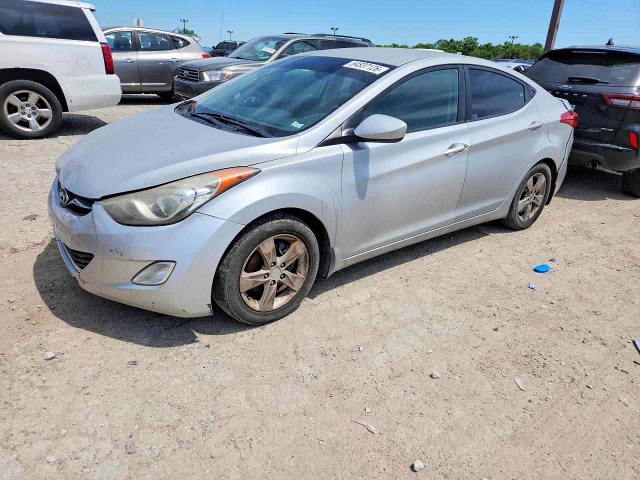 2012 Hyundai Elantra Limited, VIN KMHDH4AE6CU324493 — Front end