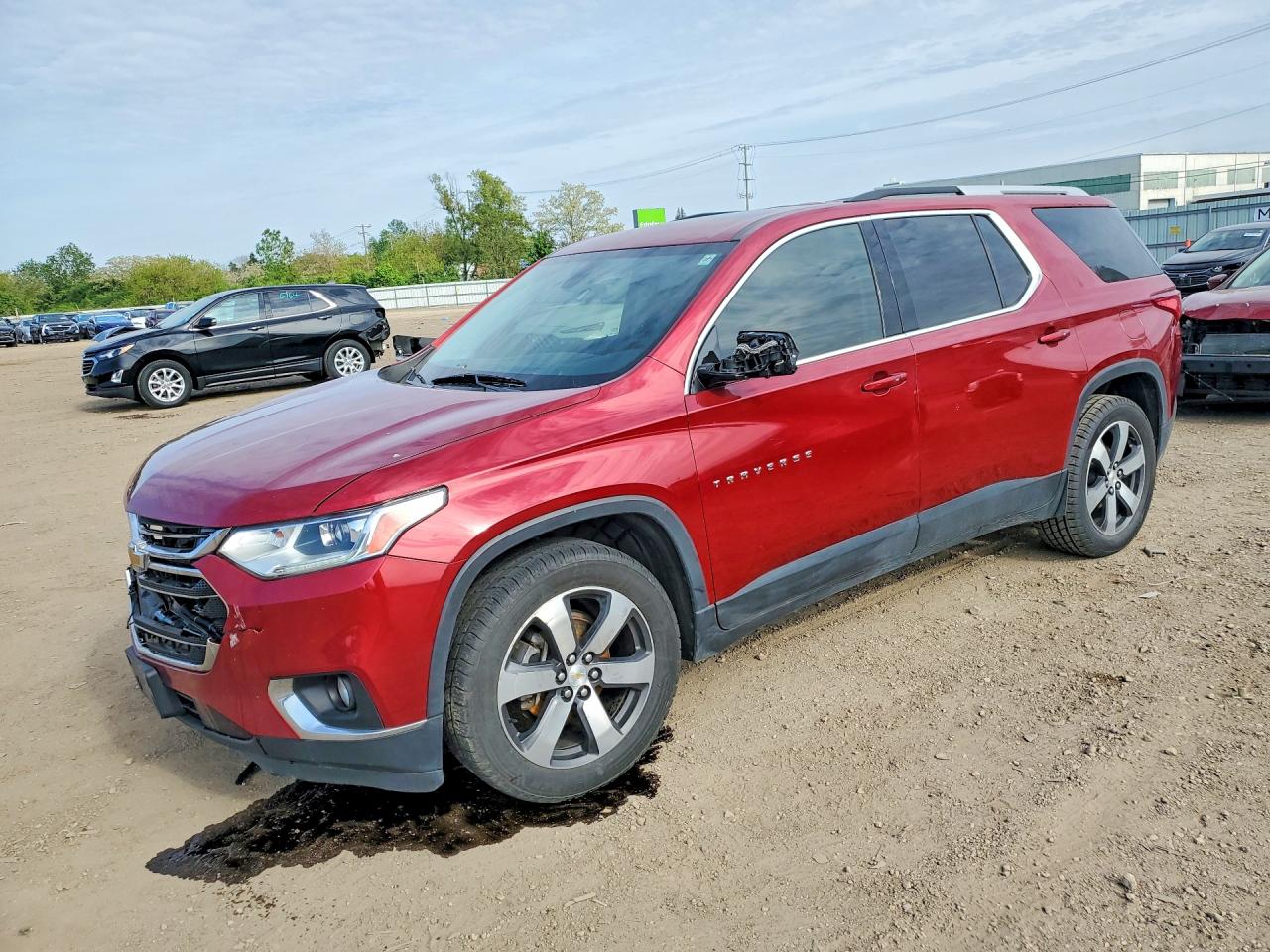 2018 Chevrolet Traverse LT, VIN 1GNEVHKW5JJ113968 — Front end