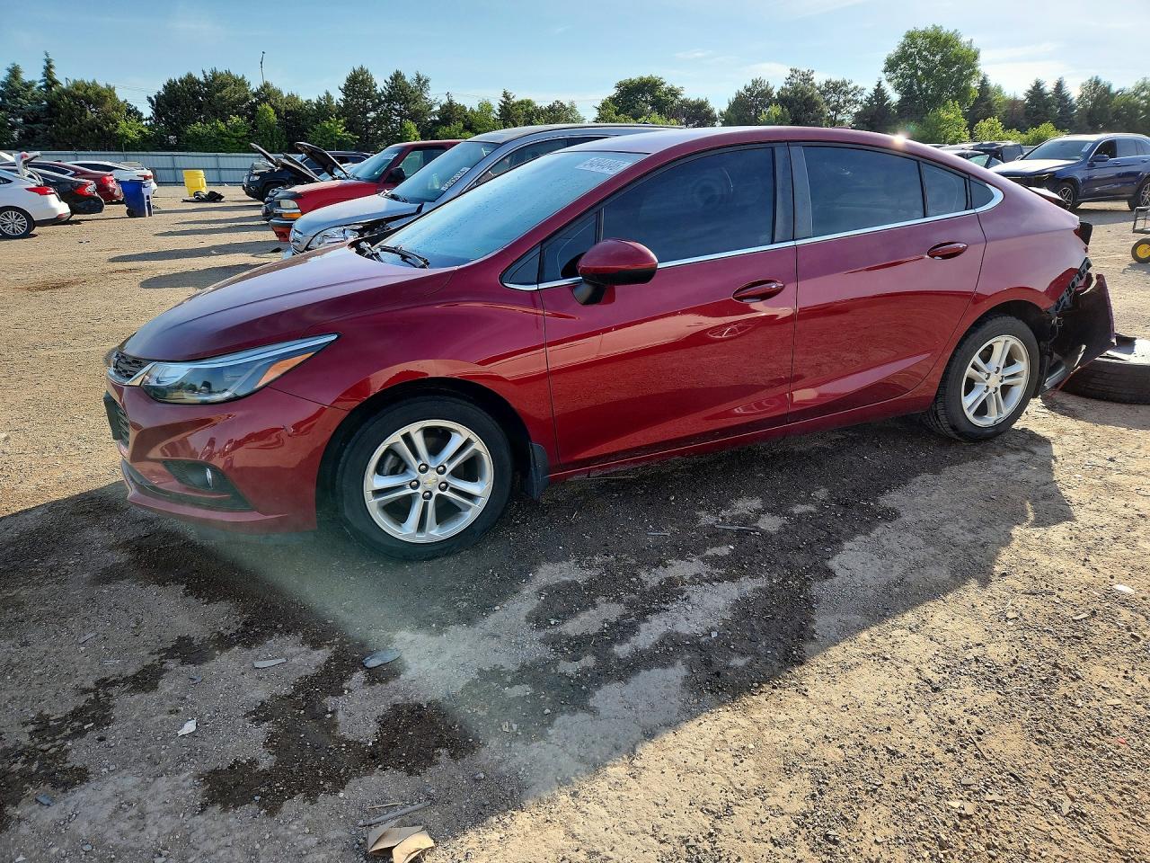 2018 Chevrolet Cruze LT, VIN 1G1BE5SM9J7200299 — Rear end