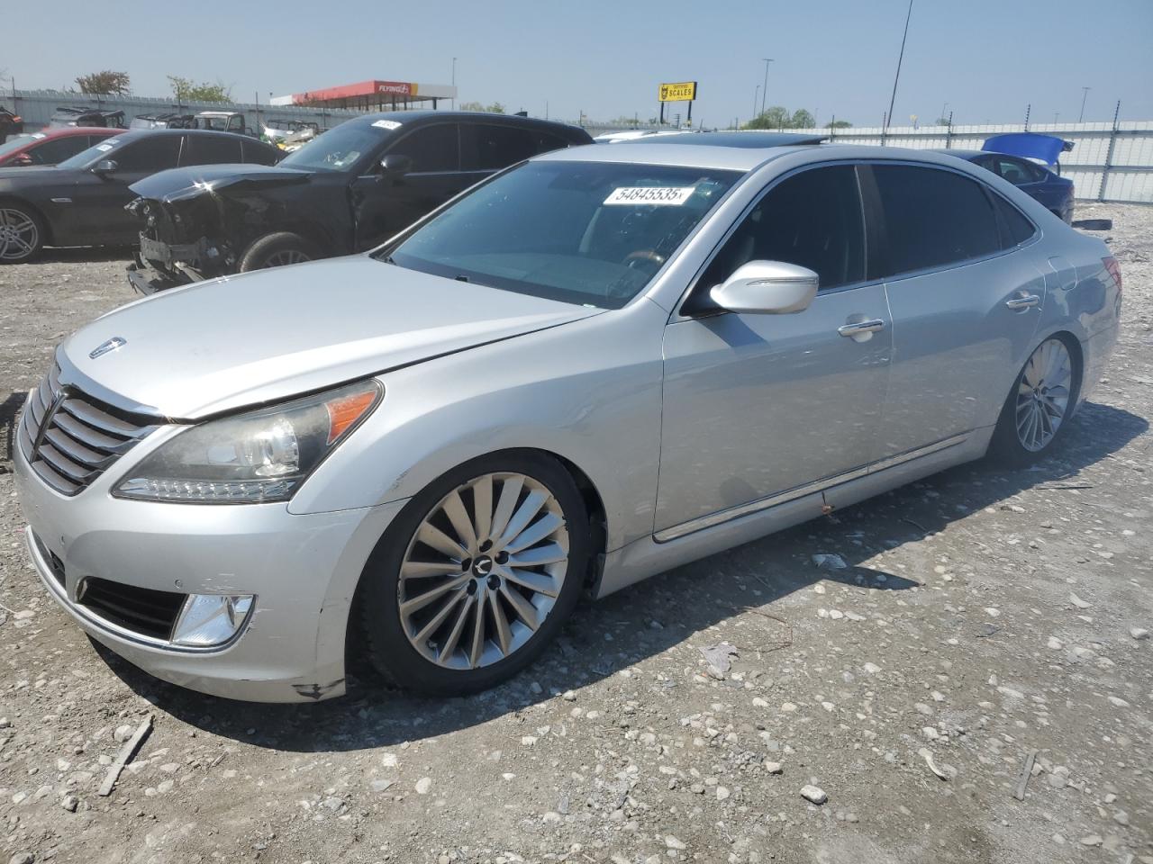 2016 Hyundai Equus Signature, VIN KMHGH4JH9GU103273 — Front end