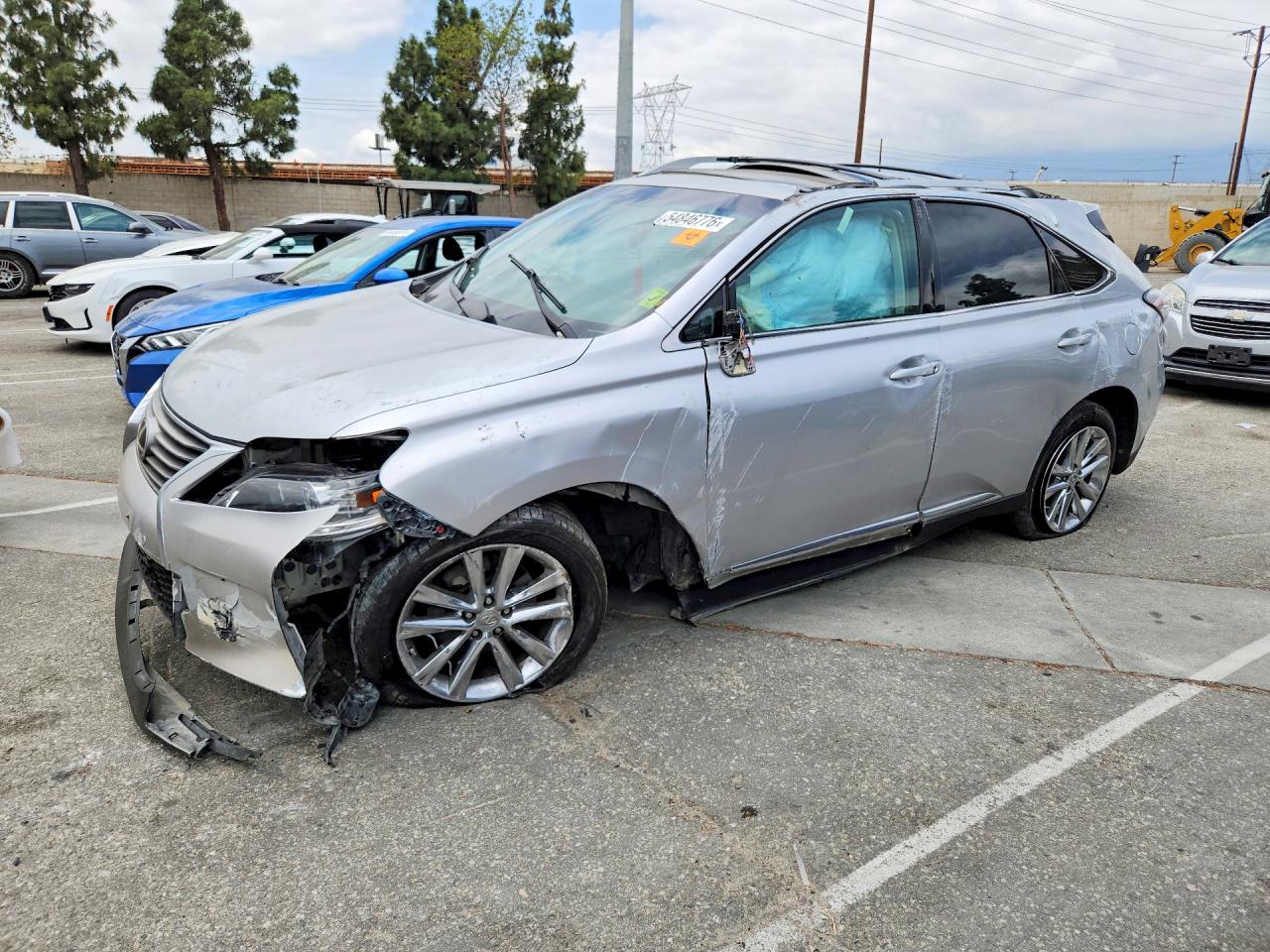 2013 Lexus RX 350, VIN 2T2ZK1BA6DC124522 — Rollover