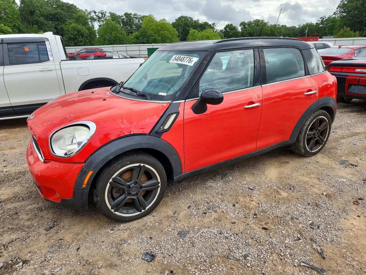 2011 MINI Countryman S, VIN WMWZC3C52BWM25725 — Перед