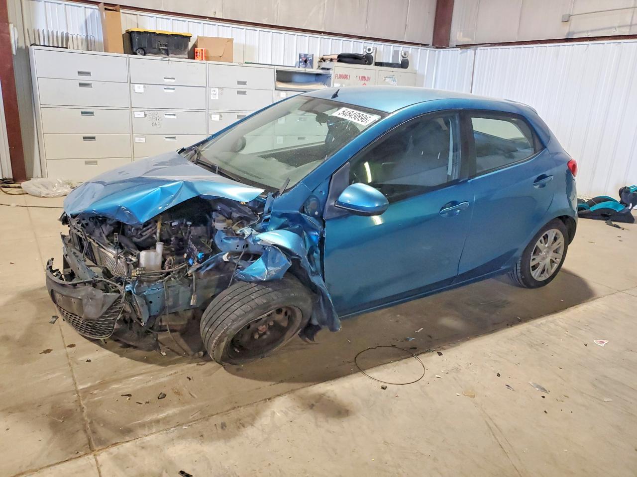2012 Mazda 2 Sport, VIN JM1DE1KZ3C0135465 — Front end