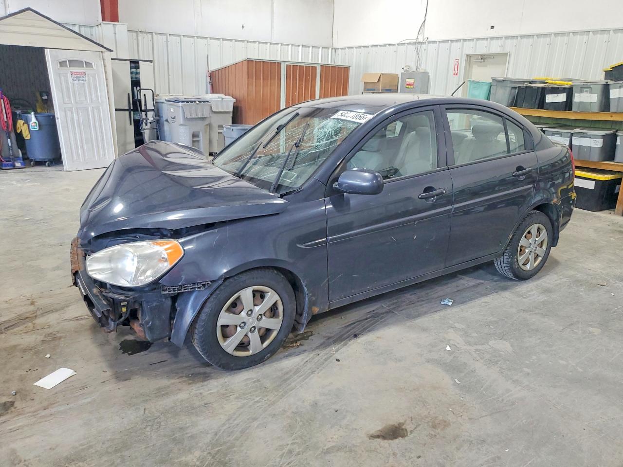 2011 Hyundai Accent GLS, VIN KMHCN4ACXBU618576 — Перед