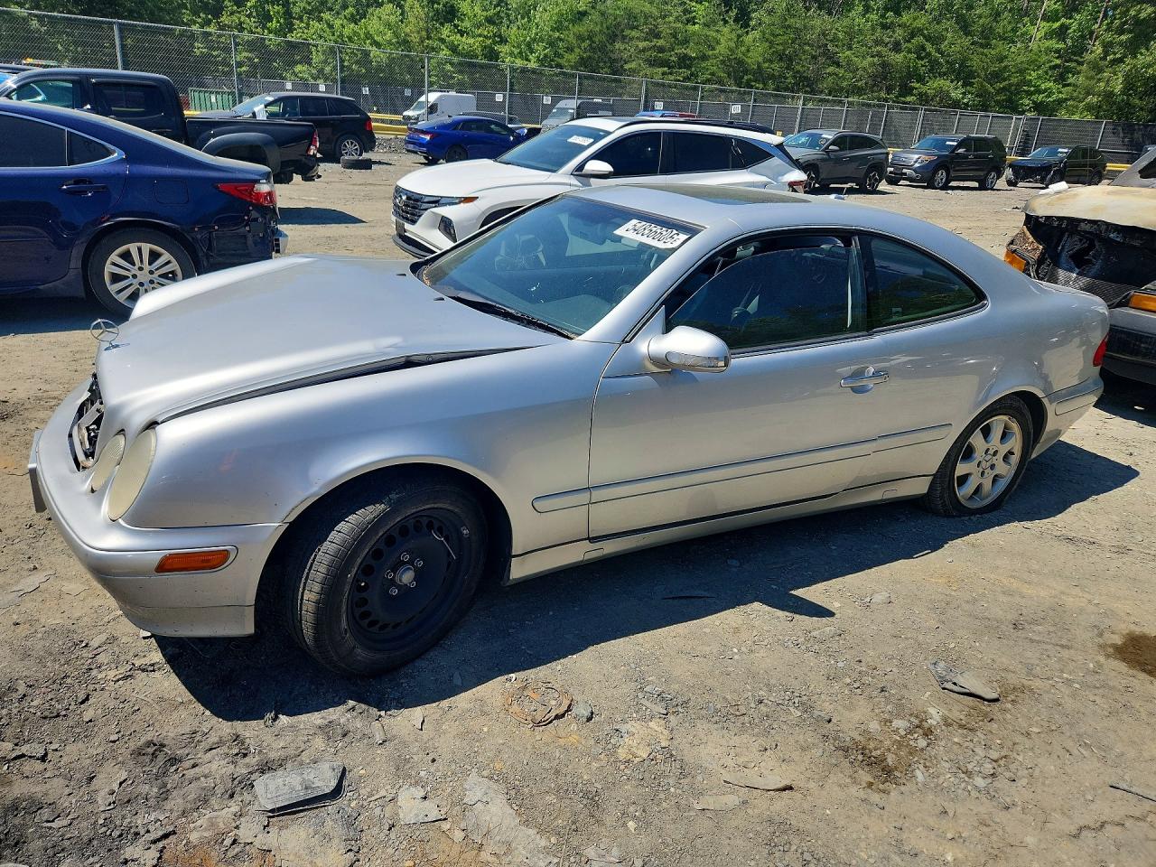 2002 Mercedes-Benz CLK 320/430, VIN WDBLJ65G72F198822 — Front end