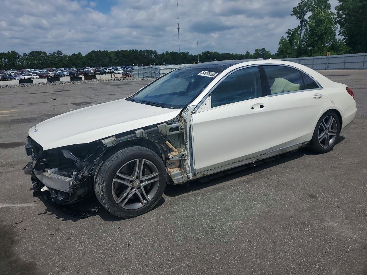 2016 Mercedes-Benz S 550, VIN WDDUG8FB3GA210929 — Front end