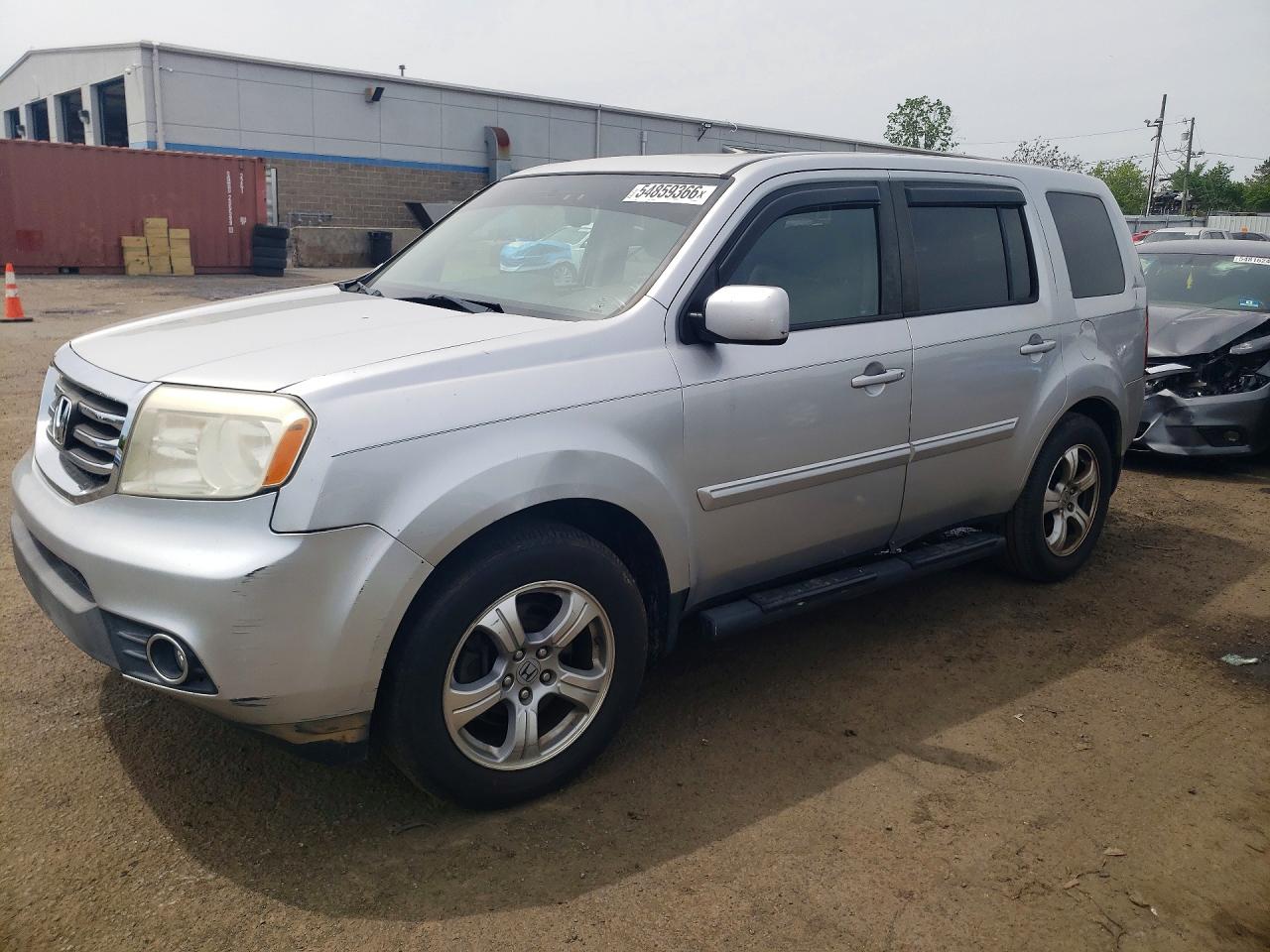 2013 Honda Pilot EX-L, VIN 5FNYF4H59DB006833 — Фото с аукциона 1 of 4