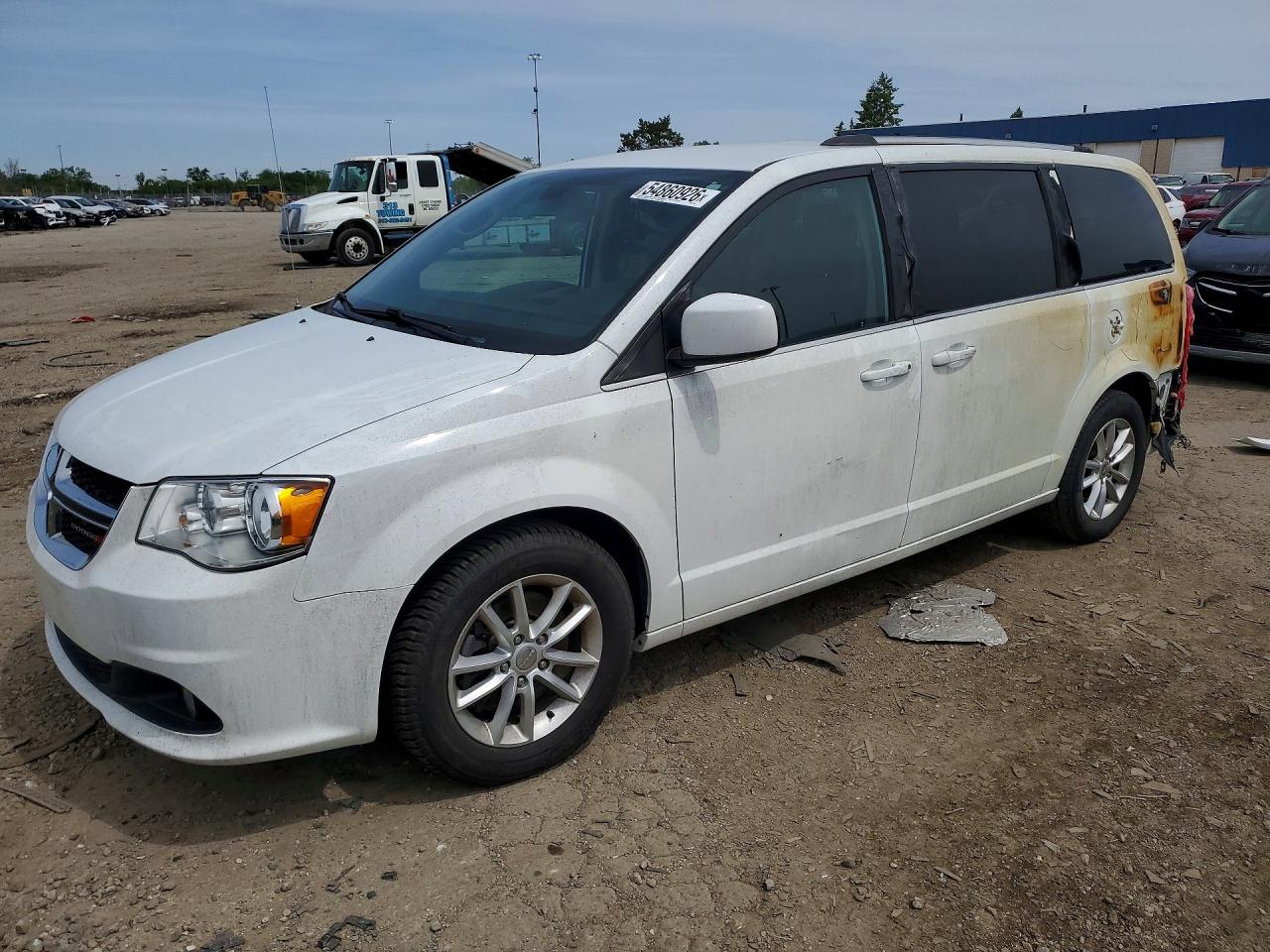 2019 Dodge Grand Caravan SXT, VIN 2C4RDGCG8KR512515 — Burn